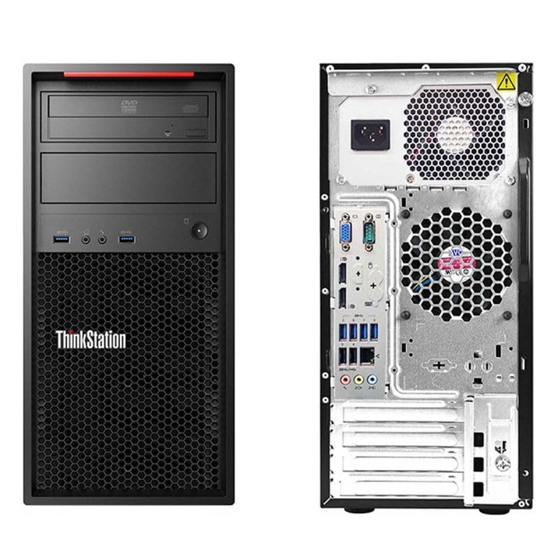 Lenovo ThinkStation P310 3.4 GHz i7 – 6700 – Ordinateur de Bureau (Intel Core i7 – 6700, Tour, 64-bit, Hybrid-HDD, 6ème génération de processeurs Intel® Core (TM) i7, DVD ± RW) (Reconditionné)