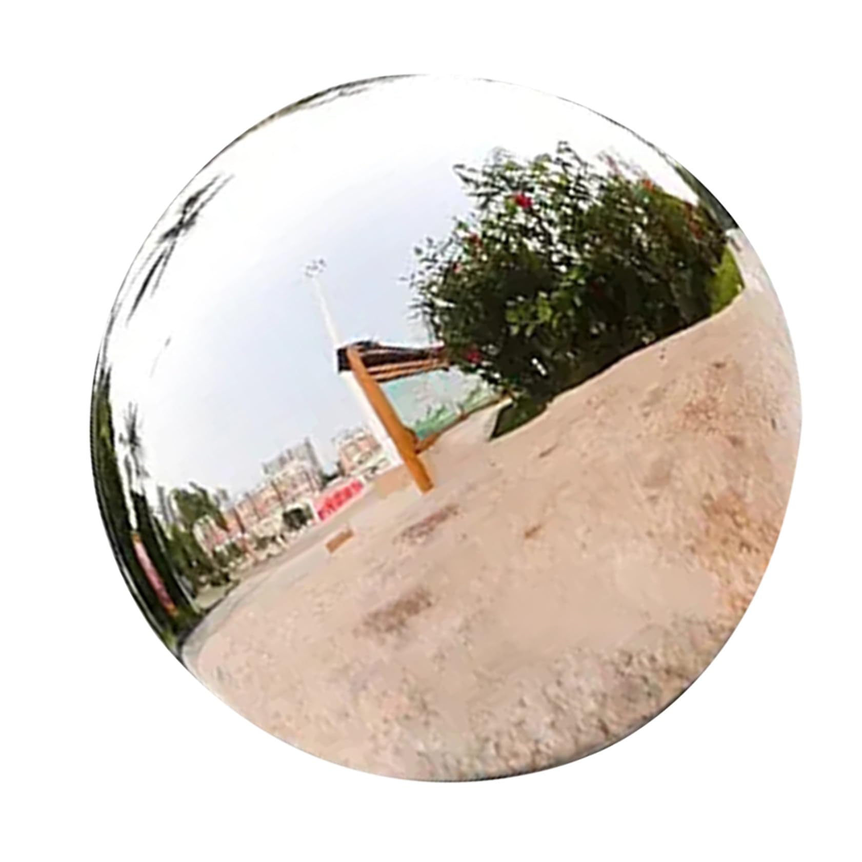 SUPVOX Sfera Argento Giardino Inossidabile e Riflettente da in Acciaio Semplice Design Decorativo per Prato Cortile