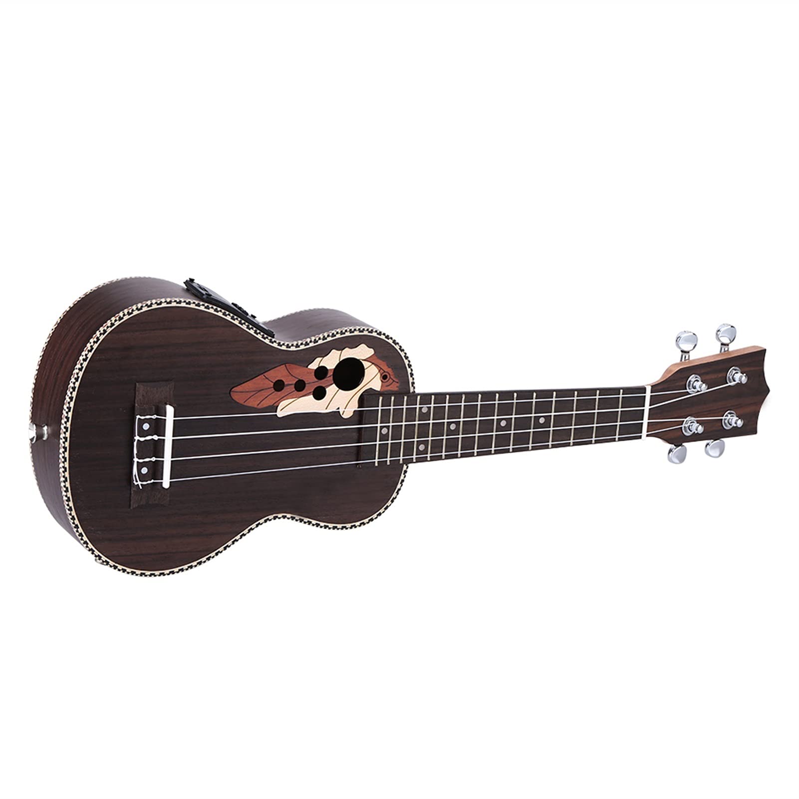 Ukulele Bausatz Konzert-Ukulele Fichte Ukelele 21" Ukulele Akustisch Mit Ukulele Bag 15 FRET 4 Saiten Musikinstrument Mit Eingebautem EQ.Abholen (Size : Combination A)