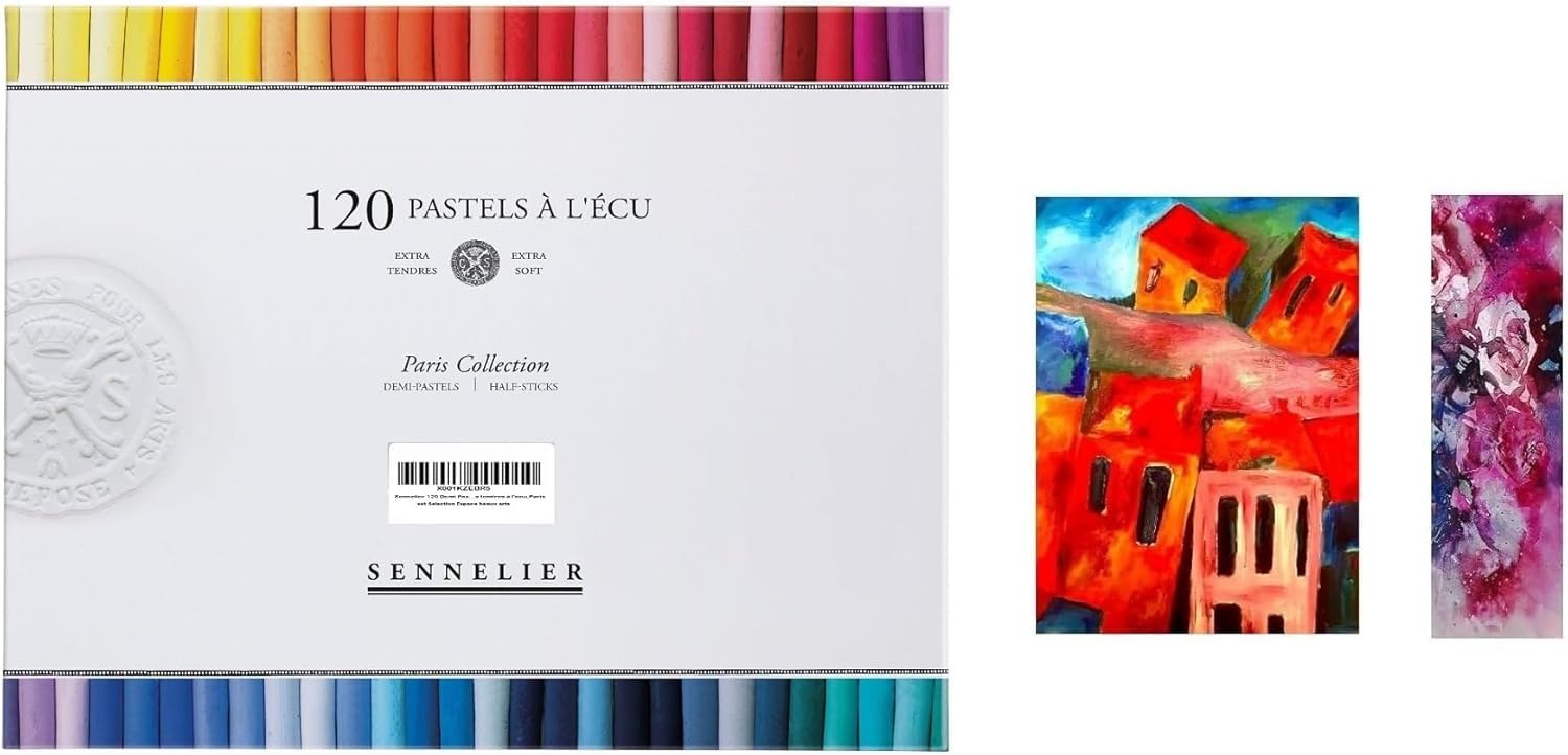 Sennelier Pastelli mezzitoni 120,Sennelier Half Stick Pastel Paris,120 Set by Sennelier Franc
