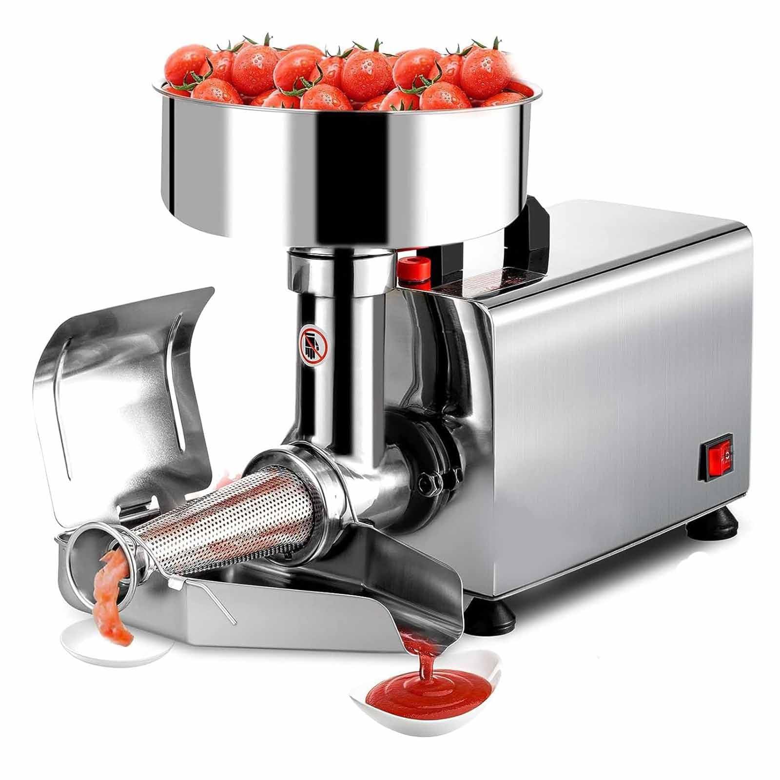 Elektrisches Tomatensieb,Maschine zur Herstellung von Tomatensauce,Lebensmittelsieb und Saucenmaschine,Machine électrique commerciale de passoire à tomates,110V