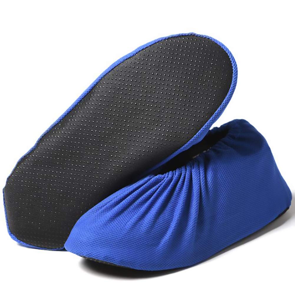 TeeYee3 Pairs Non Slip Shoe Covers Footwear for Household Washable Reusable Thickened Boots Covers for Office House-Cleaning Indoor