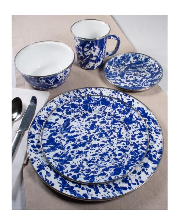 Cobalt-Swirl-10-in-x-13-in-Enamelware-Square-Quarter-Sheet