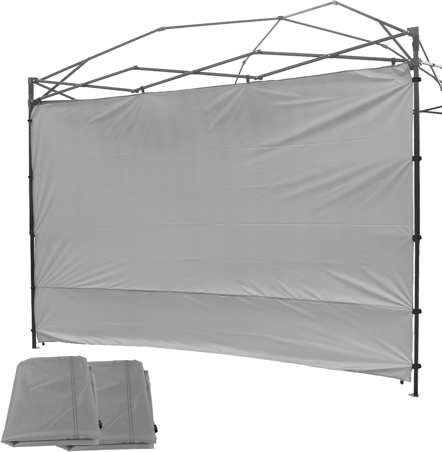 NINATCanopy Sunwall 3M Sunshade Privacy Panel for Gazebos Tent Waterproof Sun Wall for Straight Leg Gazebos, Sidewall Only (Canopy Frame Not Included)