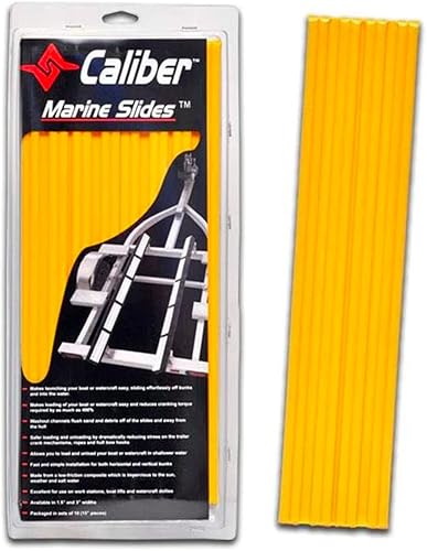 Caliber Marine 23013 - Litera para remolque, 3 x 15 pulgadas, paquete de 10 unidades, color amarillo