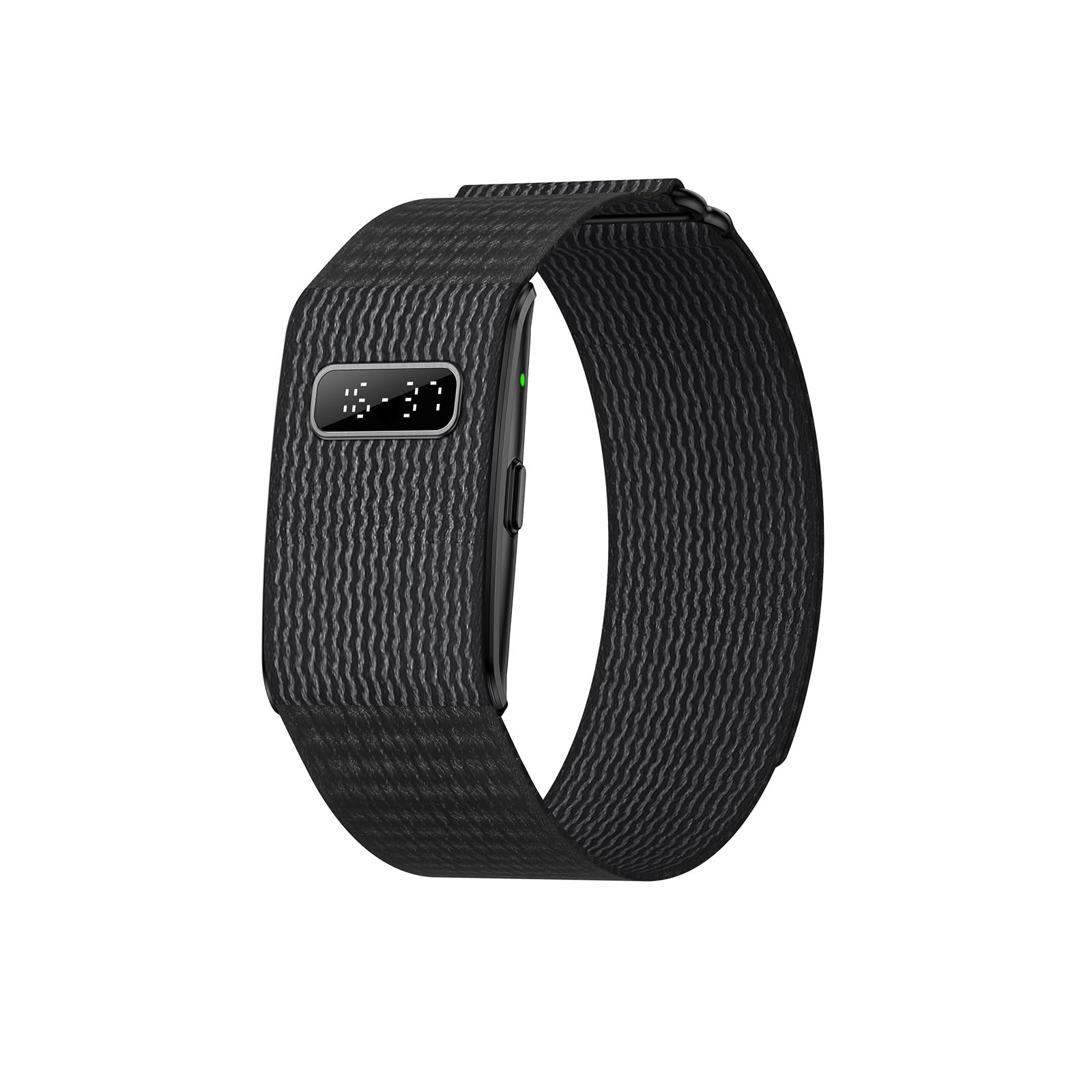 Health Guardian 30+ Days Battery Smart Band with Tiny Display, 24/7 Health Monitor (HR/HRV/SpO2) & Free Lifetime AI Report, No Subscription (Black)-picture-21