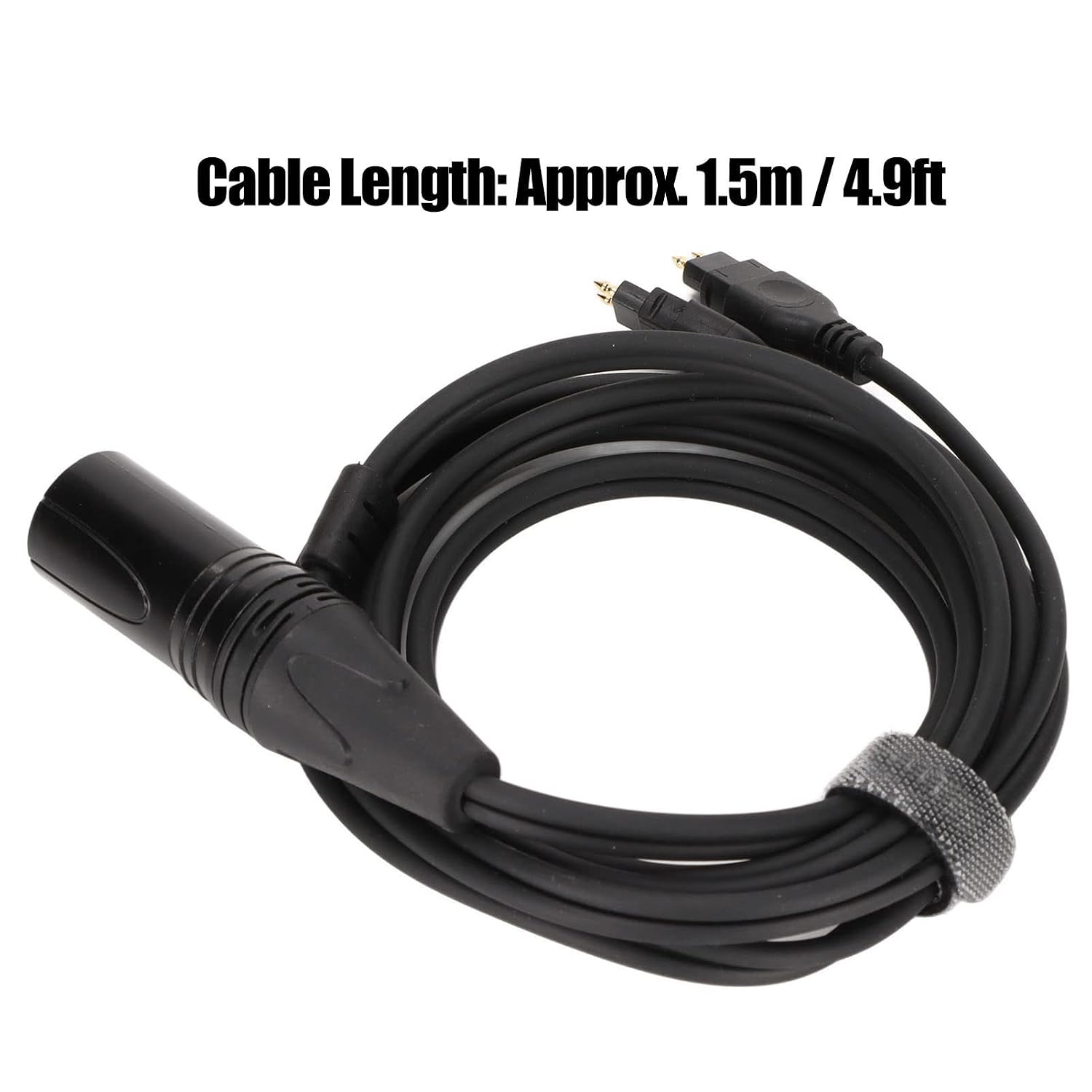 HiFi Cable with 4 pin XLR Balanced Male Compatible with HD650 HD600 HD580 HD660S HD58X HD565 HD545 HD535 HD6XX Headphone Replacement Audio Upgrade Cable