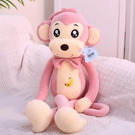 Amazon ぬいぐるみ チンパンジー 抱き枕 クッション 洗える 子供 かわいい ふわふわ インテリア 店飾り 癒し系 誕生日プレゼント 添い寝 85cm ぬいぐるみ おもちゃ