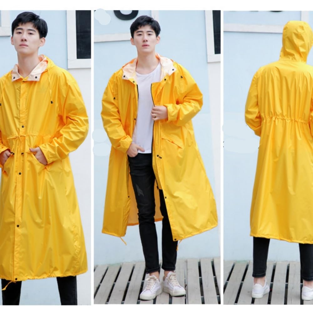 Manteau de Pluie Long Trench, Veste de Pluie imperméable