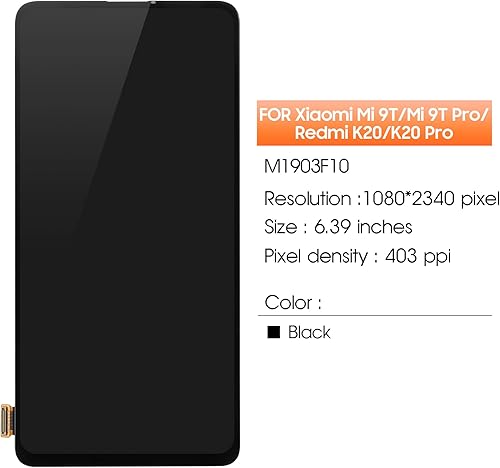 Miniatura 2 de Pantalla OLED para Xiaomi Mi 9T Reemplazo de pantalla para Xiaomi Mi 9T Pro Pantalla LCD para Redmi K20 Pantalla Táctil Digitalizador Asamblea para