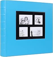 Vista 49 de RECUTMS - Álbum de bolsillo de 100 bolsillos 4x6, pequeños álbumes de fotos, páginas blancas, álbum de fotos vertical, álbum de boda, álbum de fotos