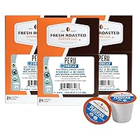 Vista 164 de Fresh Roasted Coffee, Tarrazu de Costa Rica, tostado medio, 24 cápsulas para cafeteras K Cup