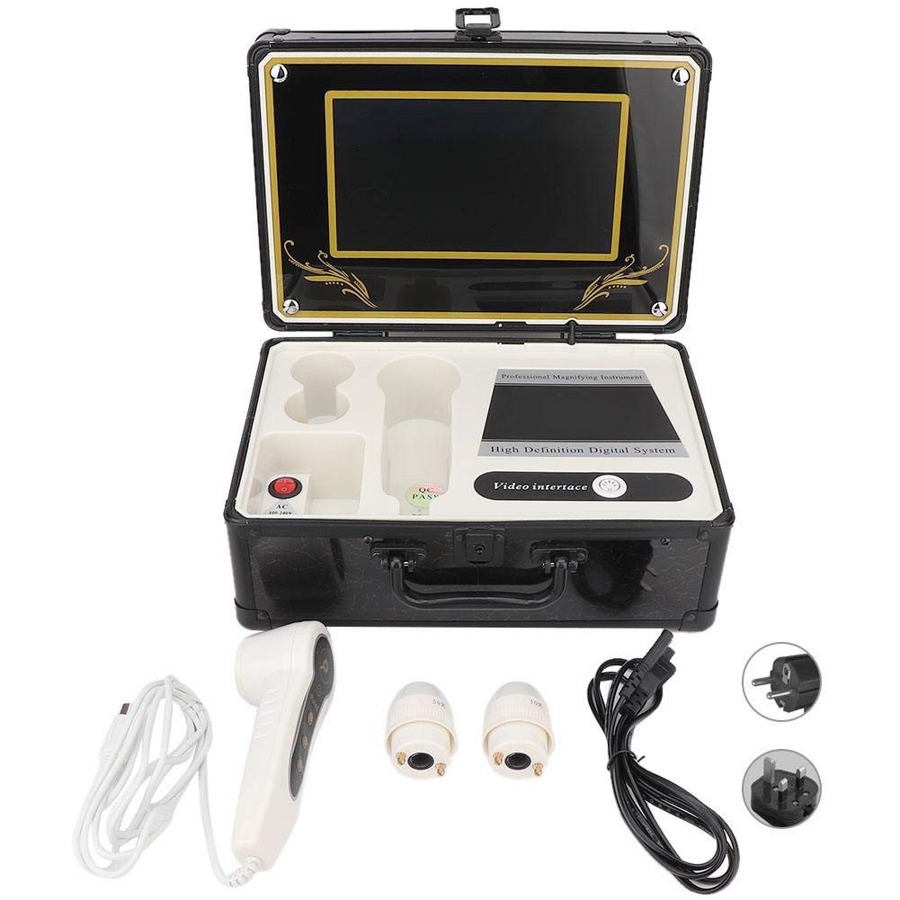 【Venta del día de la madre】Pangding Detector de Cuero cabelludo, Profesional 50X 200X Folículo capilar Facial Cuerpo Analizador de Piel Microscopio Cuidado de la Piel Máquina de Salud Herramienta