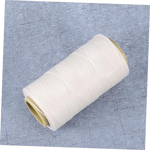 Hilo encerado plano para coser cuero blanco para manualidades miniatura 2