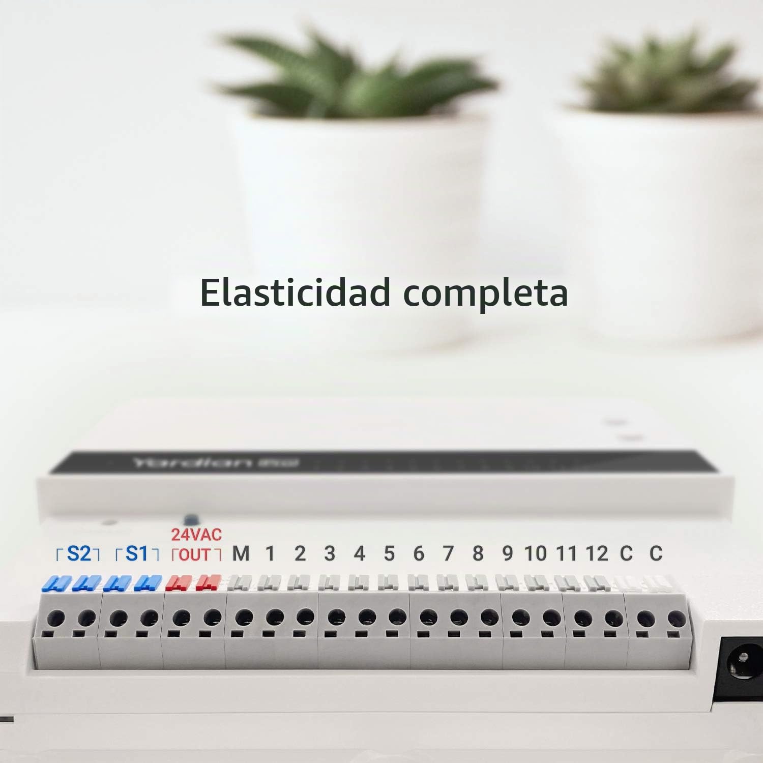Yardian Pro Programador de Riego Inteligente (8 Zonas) – Instalación Fácil, Apple HomeKit, Ethernet y Wi-Fi, Botones Manuales, Programación Meteorológica