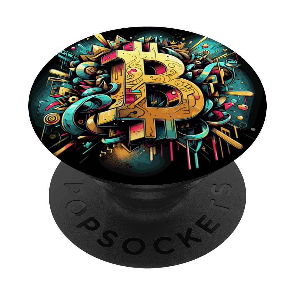 Amazon.com: Bitcoin Revolution - Graffiti Crypto Vector PopSockets Standard  PopGrip : Cell Phones & Accessories