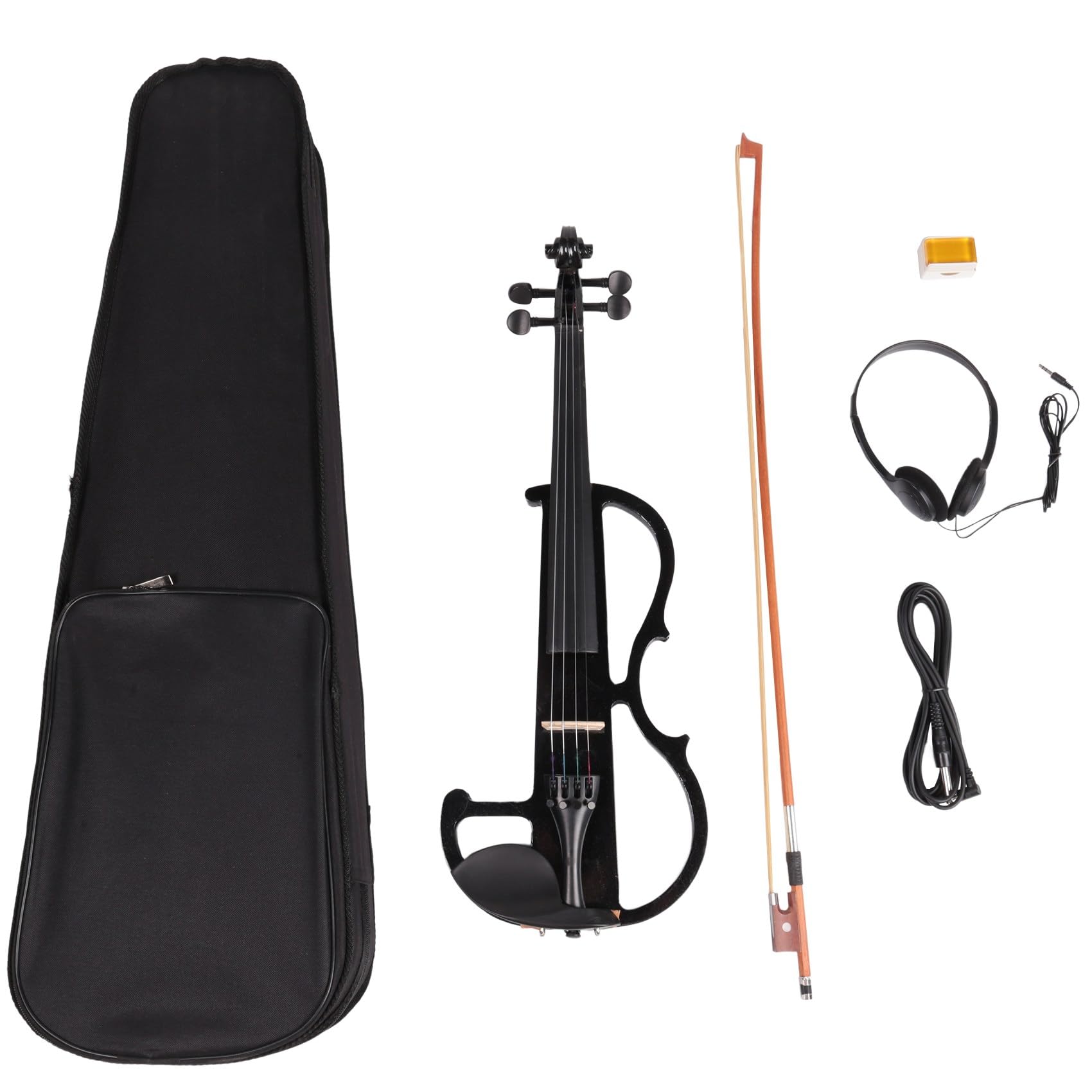 Violino elettrico 4/4 per principianti Violino silenzioso Violino elettrico Set introduttivo