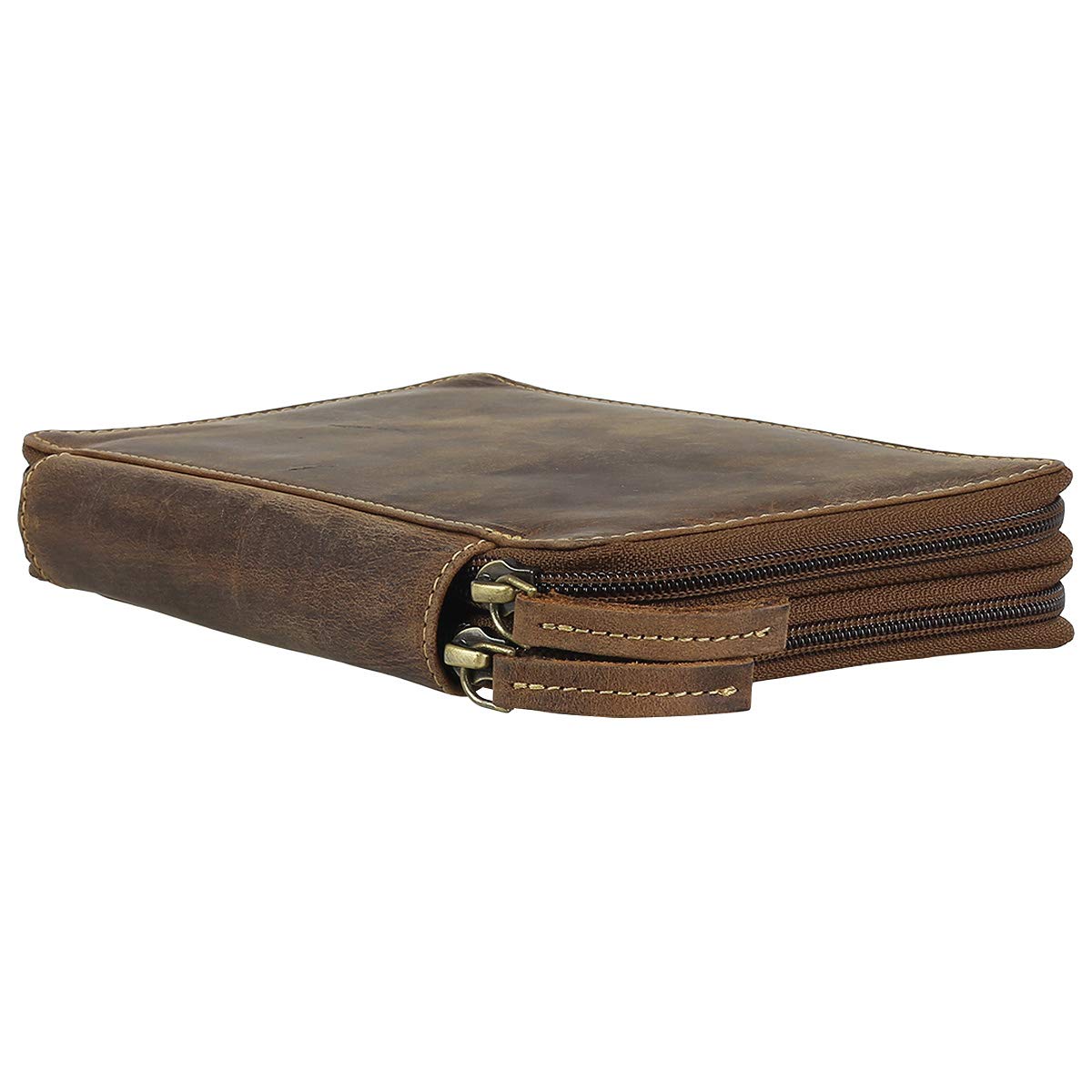 Greenburry borsa per utensili astuccio per matite Vintag Pencil Case Brown marrone