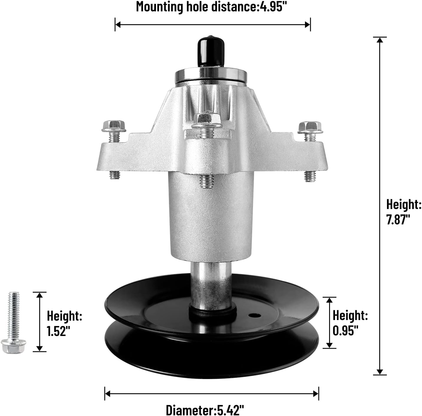 918-04608A Spindle Assembly for Cub-Cadet MTD Troy Bilt 54 inch Deck Mowers, 918-0671B Mower Spindle Replace for 618-0671B, 918-0671D, 618-0671, 918-0671, 3 Pack
