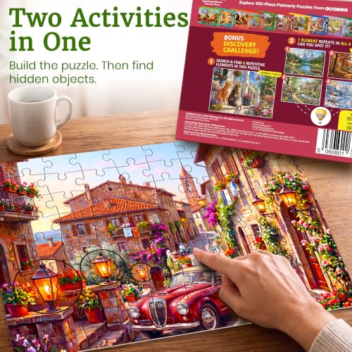 Image of Large Piece Puzzles for Dementia Seniors - 100 Piece Puzzles for Adults