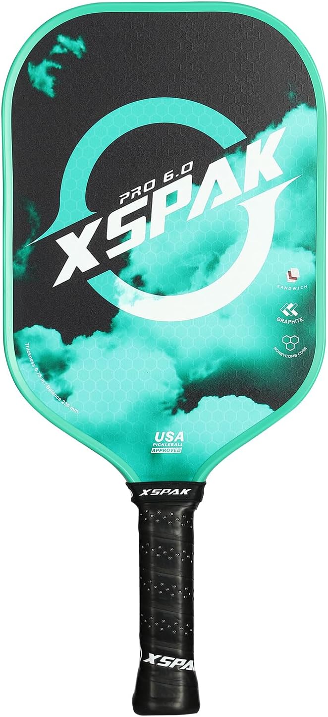 2024 XS XSPAK 19mm Carbon Fiber Pickleball Paddle 9