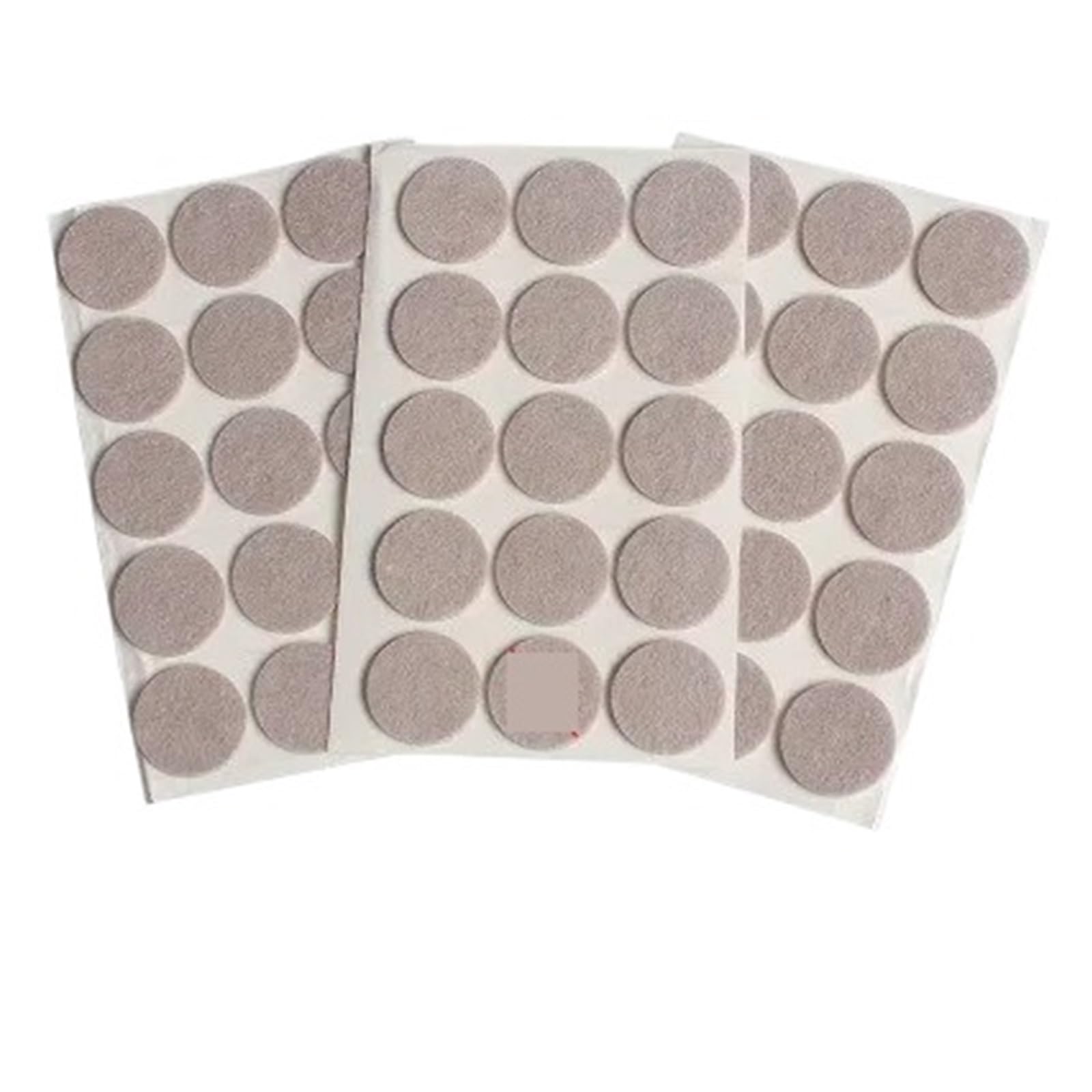 Self Adhesive Floor Protector Pad, Felt Chair Leg Pads 3-5mm Thick Non-Slip Self-Adhesive Mute Floor Scratch(3.0mm-Round-45Pcs)