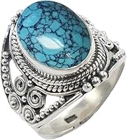 Vista 31 de Anillo de Plata Esterlina 925 para Mujeres con Piedra Preciosa Natural, Anillo de Compromiso de Plata Esterlina, Piedra Natal de Junio con Engaste