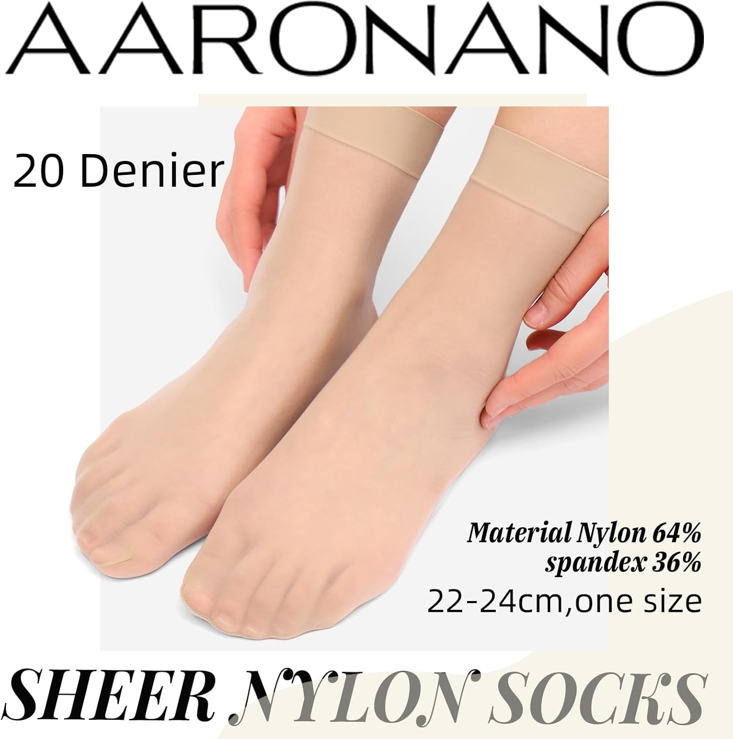 12 Pairs Nylon Socks for Women High Sheer Ankle Socks Hosiery with Reinforced Toe - Image 6