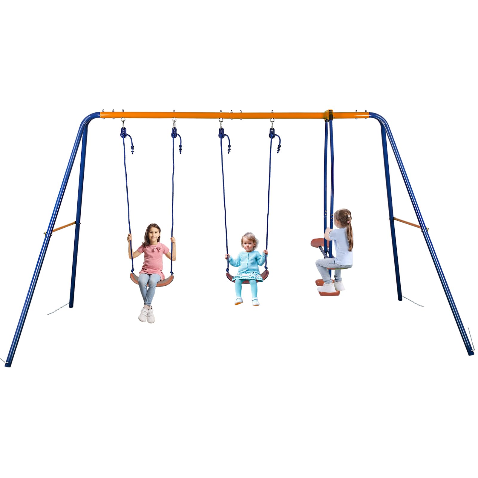 Columpio de Jardín Multifuncional, Columpio Infantil, Capacidad de Carga 200 kg, para Patio Trasero y Área de Juegos