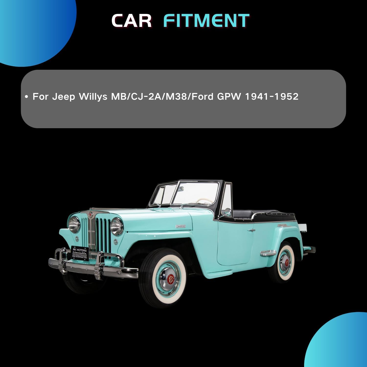 3 Row Core Aluminum Radiator For 1941-1952 Jeep Willys MB CJ-2A M38 / Ford GPW 1942 1943 1944 1945 1946 1947 1948 1949 1950 151