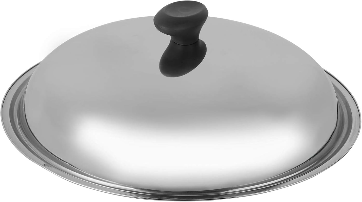 Luxshiny Frying Pan Lid 14 Inch Melt Dome Stainless Steel