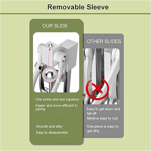 Miniatura 3 de Exprimidor de cítricos de hierro fundido, máquina exprimidora de prensa manual, herramienta manual con base grande, pie de ventosa para uso