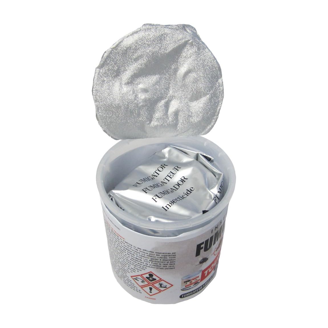 Fumigène fumigateur insecticide anti punaises de lit, blattes, puces, mouches, volants et rampants sans flamme