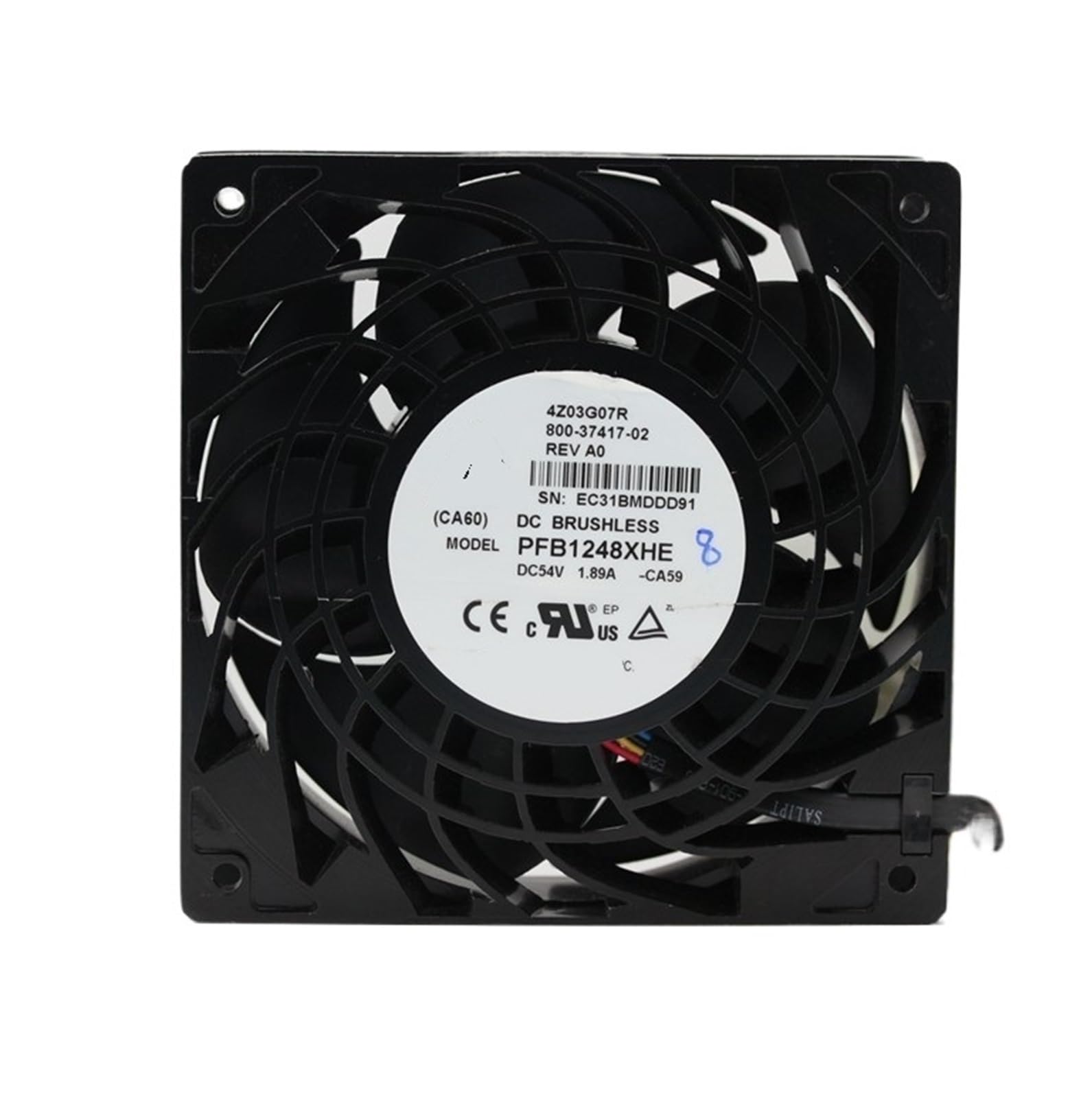 TPKMVGAP PFB1248XHE 12038 12cm DC 54V(48V) 1.92A inverter server cooling fan
