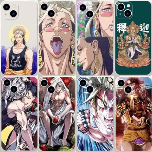 終末のワルキューレ iphone17ケース スマホケース 釈迦 うさぎ ヘラクレス ソー 呂布奉先 軟殻 シリカゲル iPhone多機種対応 脱着簡単 耐衝撃 可愛い 潮流 携帯ケース コスプレ小物 萌えグッズ プレゼント (iphone17 pro max ケース,白3)