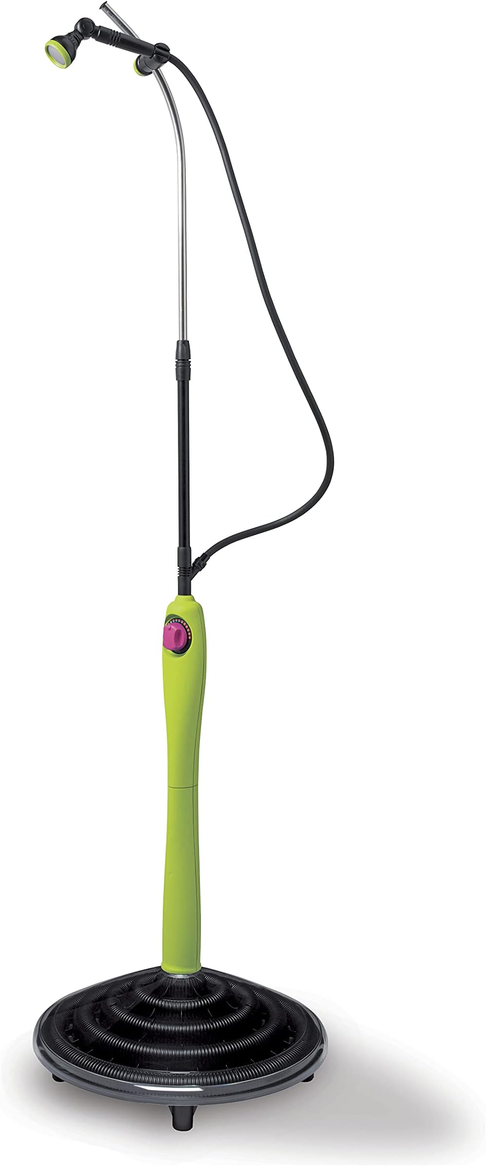 G.F. GARDEN Sunny Style Premium solar shower, garden shower, swimming pool, for outdoor use, also ideal for holidays and camping, with mixer for hot and cold water, color lime green