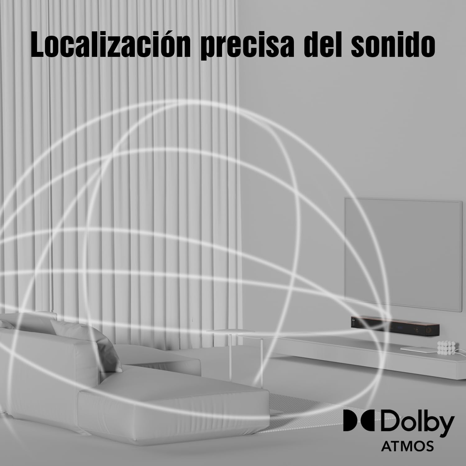 Hiwill Barra de Sonido Dolby Atmos 5.2.2ch de Madera, Barra de Sonido Todo en uno para Smart TV con Doble subwoofer Incorporado, Sistema de Sonido Envolvente de 400W para Altavoz de TV, WoNoble A502