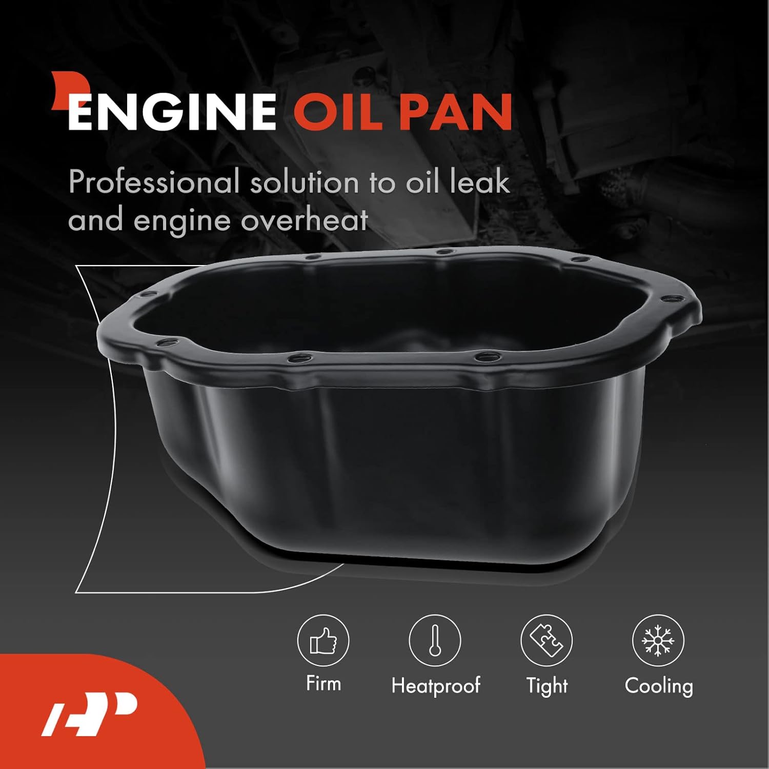 A-Premium Lower Engine Oil Pan Sump with Drain Plug Compatible with Subaru Outback 2010-2012, Legacy 2010-2012, 2.5L
