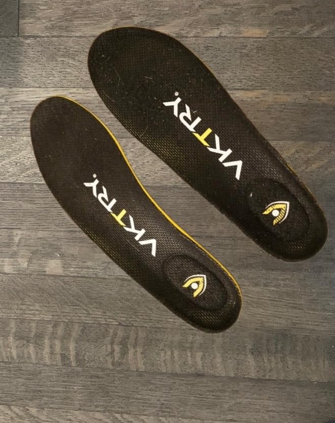 VKTRY Performance Insoles Gold VKs Carbon Fiber Shock Absorbing