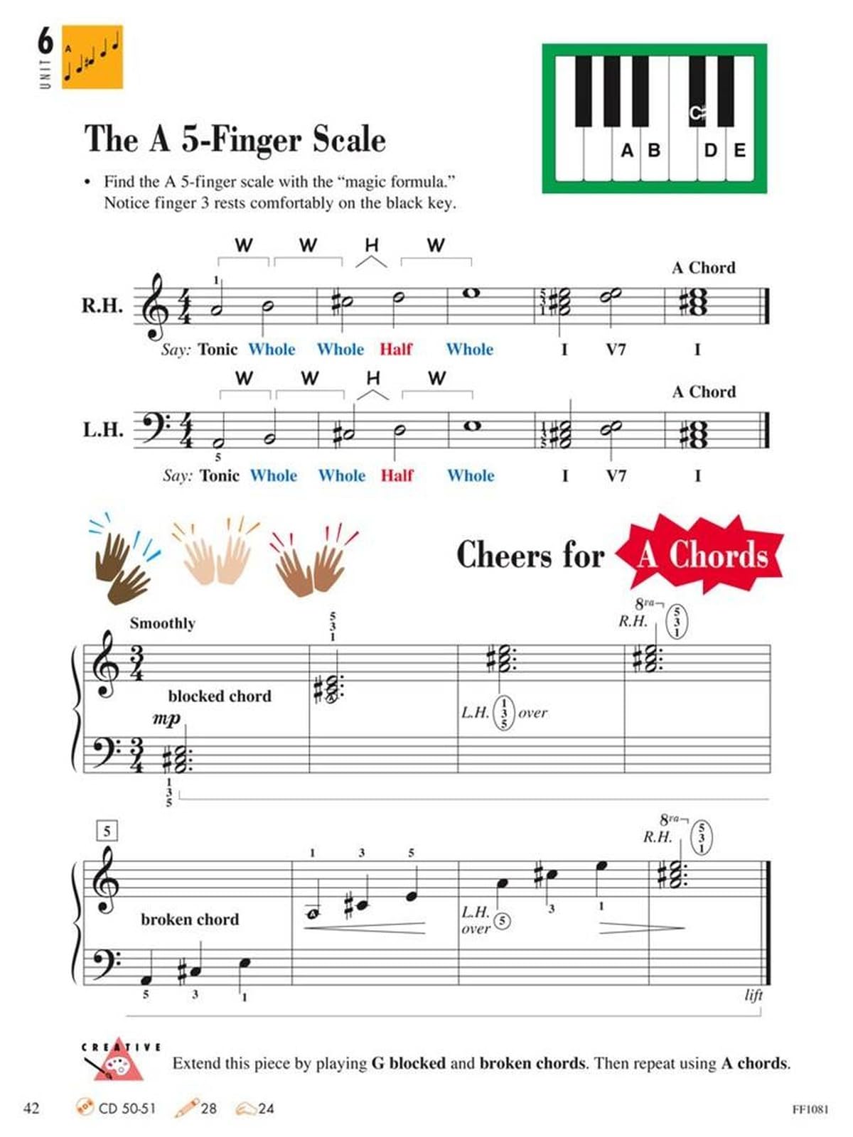 Piano Adventures: Lesson Book - Level 2A, 2nd Edition | Beginner Piano Method | Learn Eighth Notes Chords and Sight Reading | Sheet Music Songbook for Early Learners | Faber Piano Book for Kids — Amazon image 13