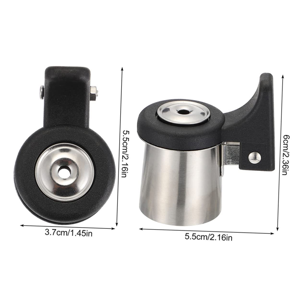 PRETYZOOM 6 Pièces Bouilloire Alarme Becs De Bouilloire Qui Sifflent Sifflet De Flûtes à Eau Bouillante Remplacement Des Sifflets De Bec De Théière Acier Inoxydable