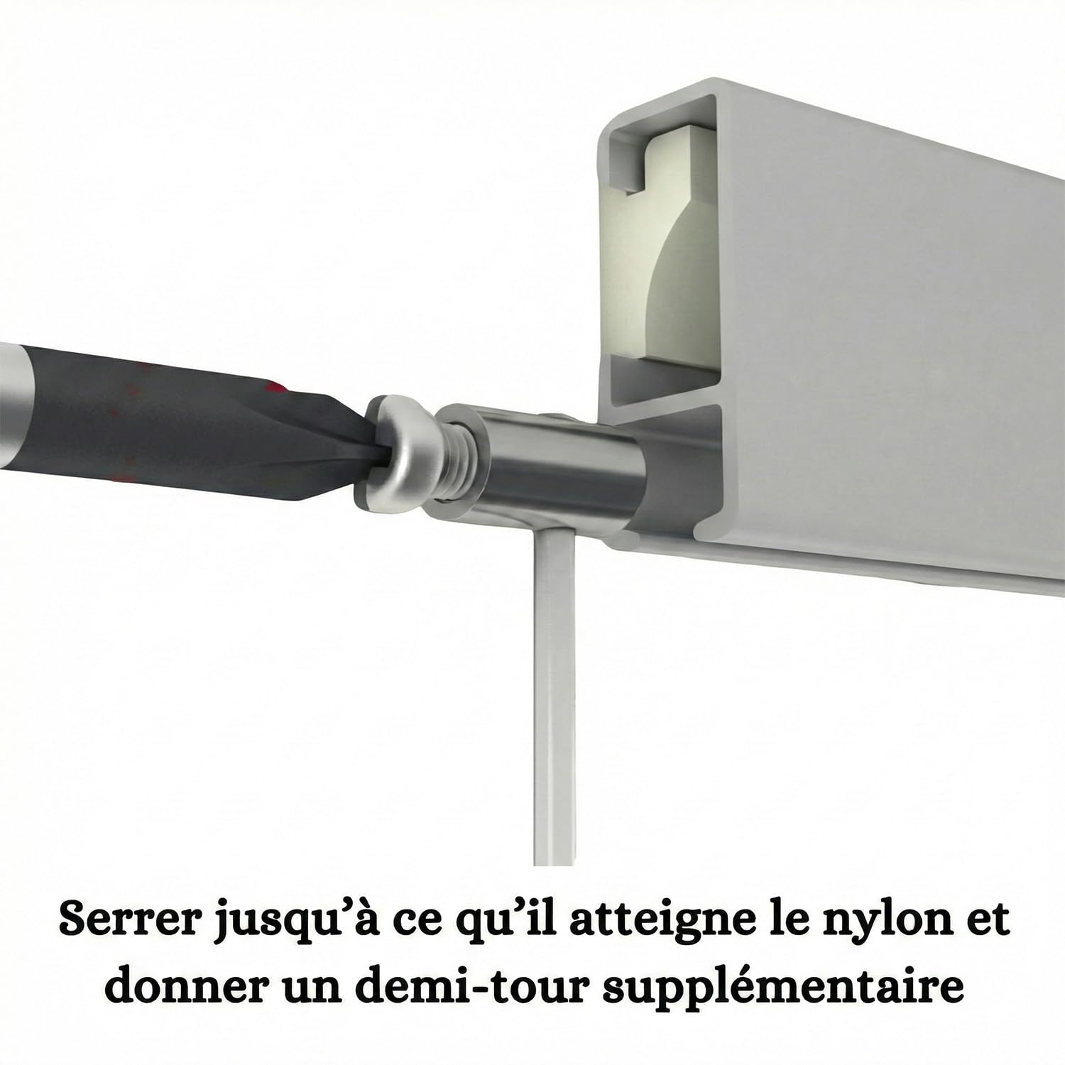 Cimaise pour Tableau – Cimaise Murale avec 10 Crochets et Fil Accroche Tableau Réglable, Supporte 15 kg – Système Cimaise Tableau pour Fixation Plafond et Mur