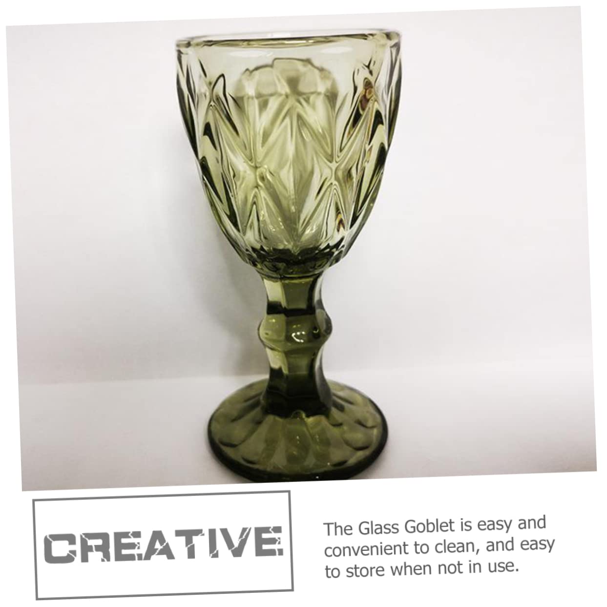 Set de 3 Copas de Cóctel de Cristal Transparente Estilo Retro, Diseño Único, Fácil de Limpiar y Almacenar para Bares en Casa y Hoteles
