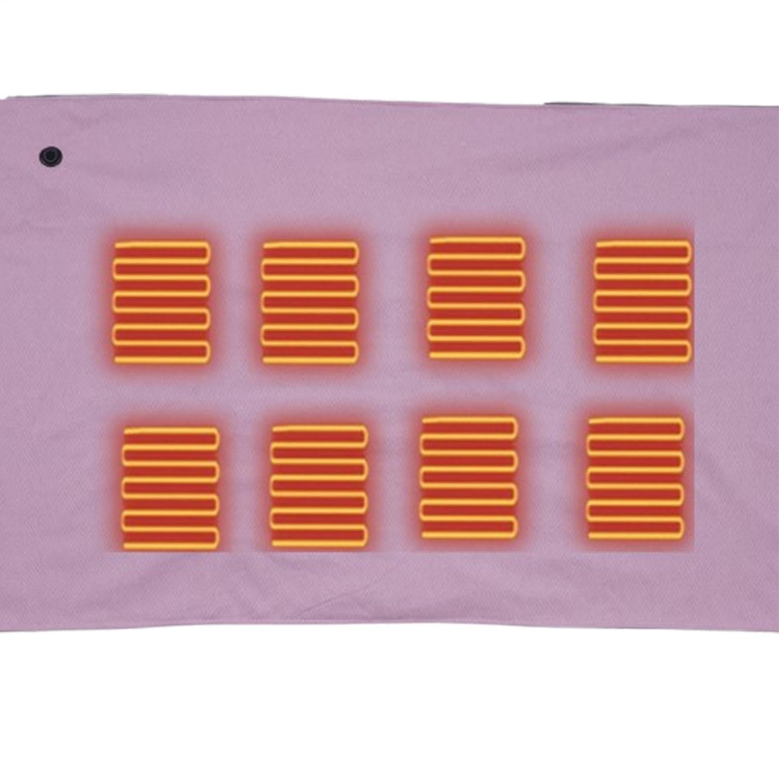 Manta chal eléctrica calefactable Mantón USB Corporal Térmico | Plaid USB calefactable 3 niveles de calor Calentador Corporal para un Descanso Casual y