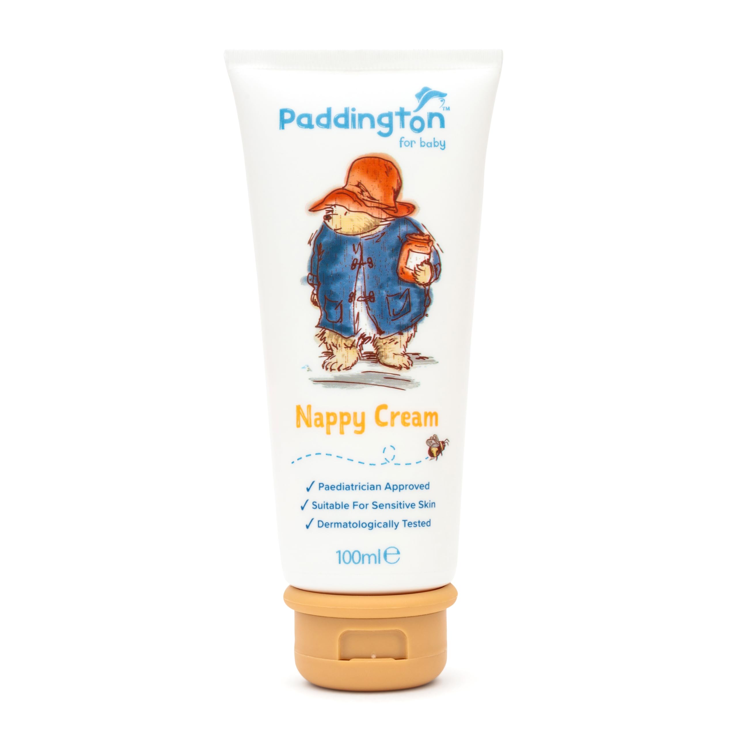 Paddington Baby Nappy Cream 100ml - Suitable for Newborn+ - Paediatrician Approved - Suitable for Sensitive Skin - Dematologically Tested - Made in UK