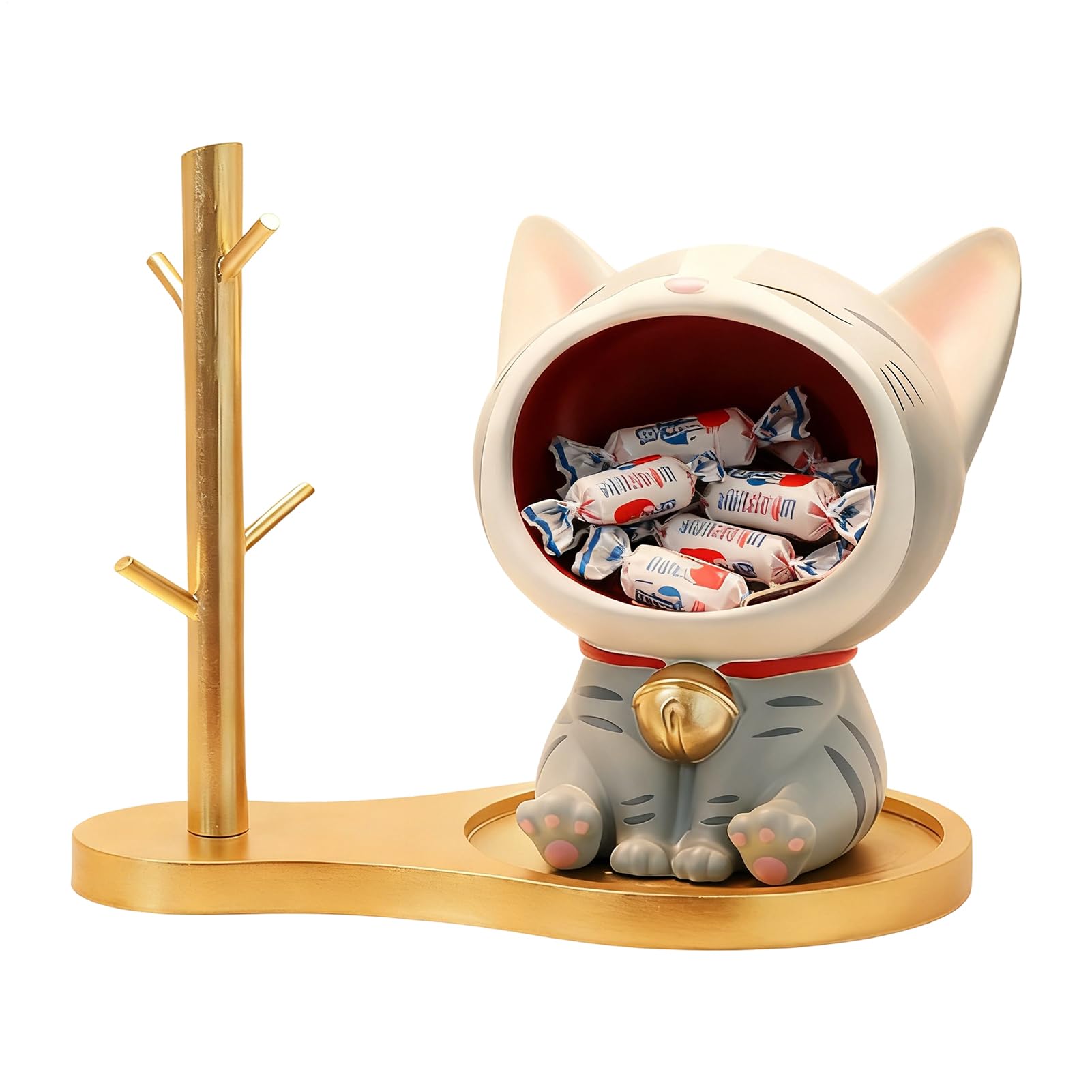 Bol à clés pour table d'entrée vide-poche chat moderne