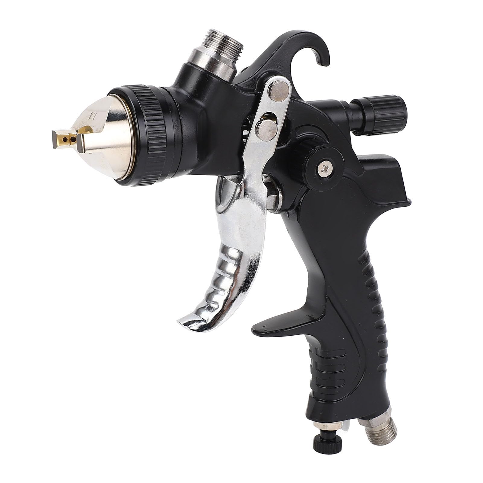 Generic Pistola a Spruzzo per Verniciatura Professionale HVLP con Regolatore D'aria per Applicazioni Automobilistiche Capacità 650 Ml