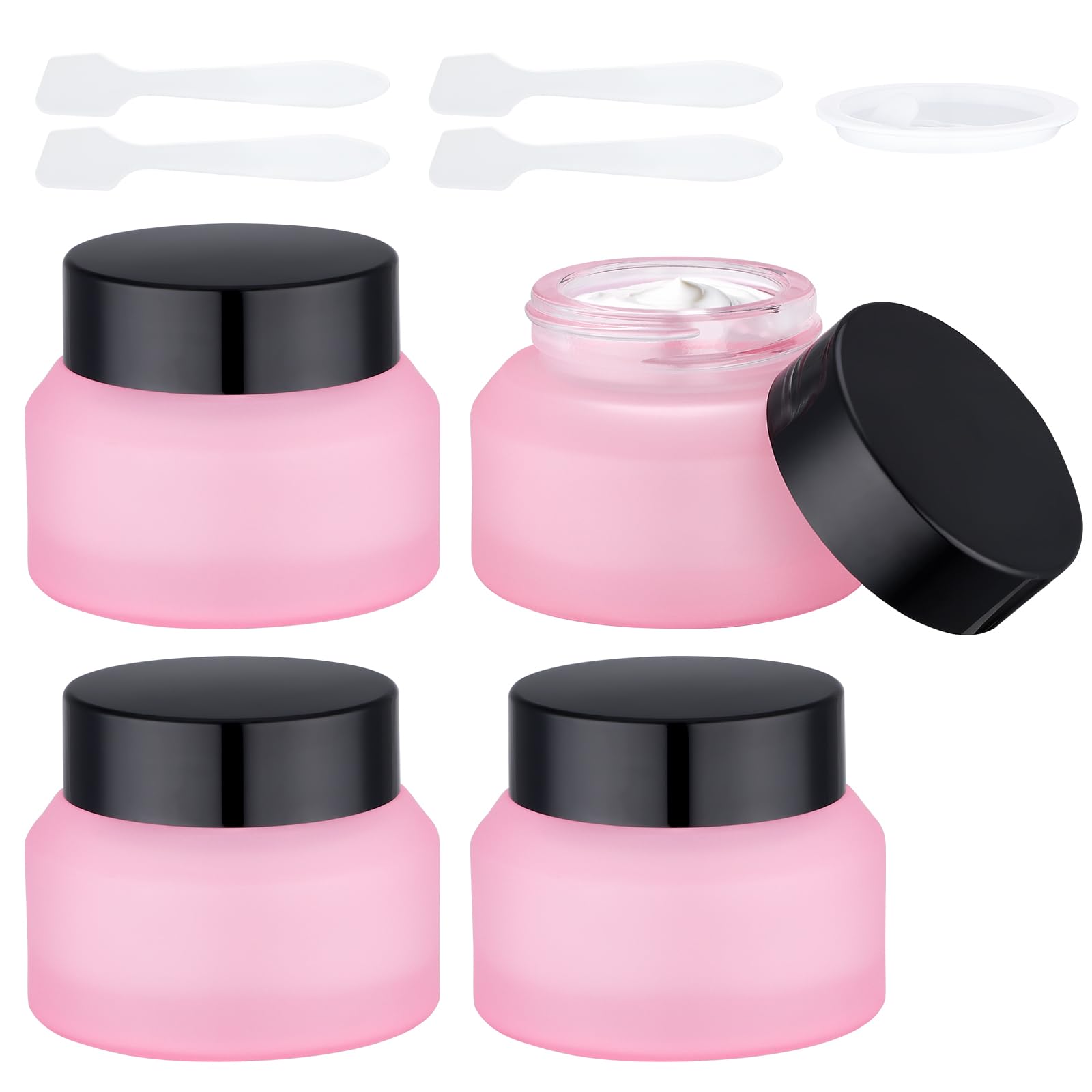 Récipients en verre pour lotion crème fond de teint et voyage 30 ml