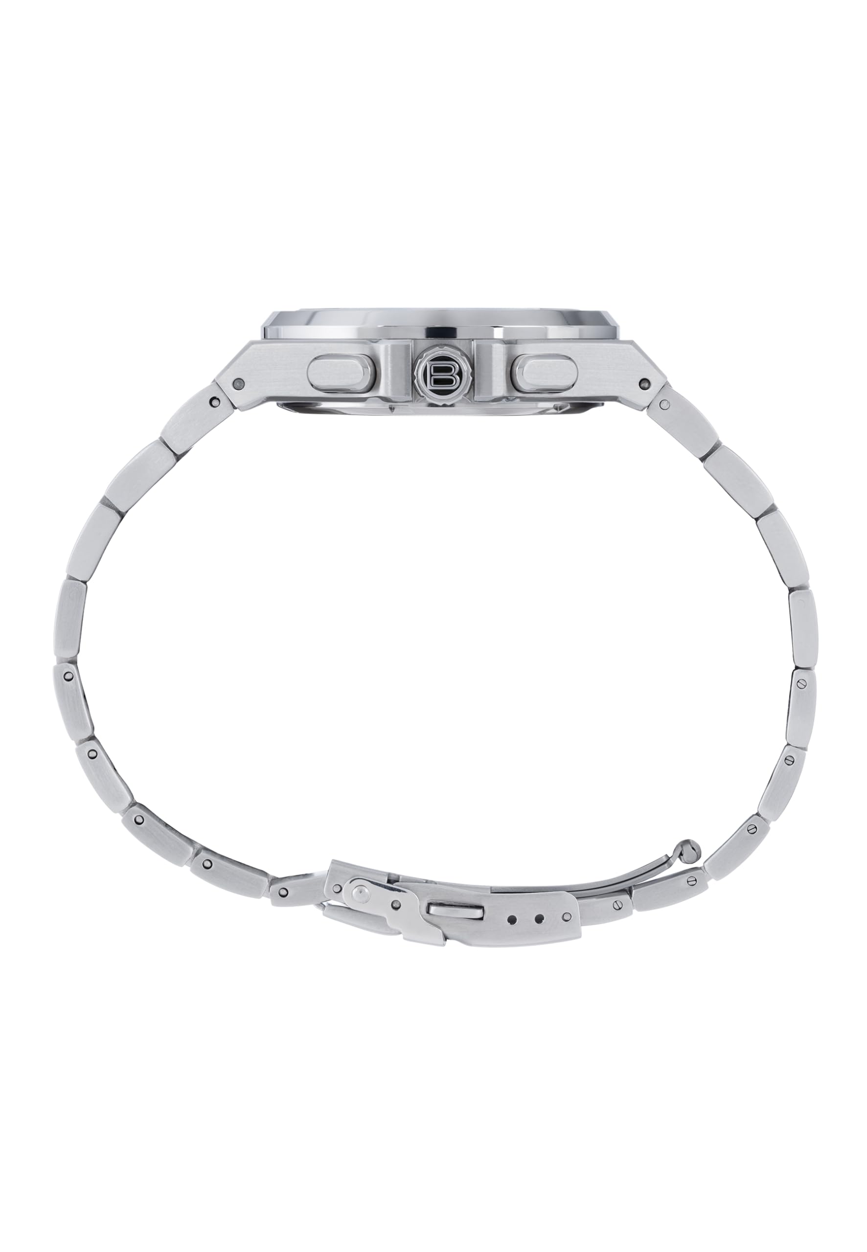 Breil, Collezione Apex, Cronografo Uomo, Orologio Uomo con Cassa Esagonale, Cassa 40 mm, Impermeabile fino a 100m, Movimento al Quarzo, Pratica Chiusura Pieghevole con Pulsanti