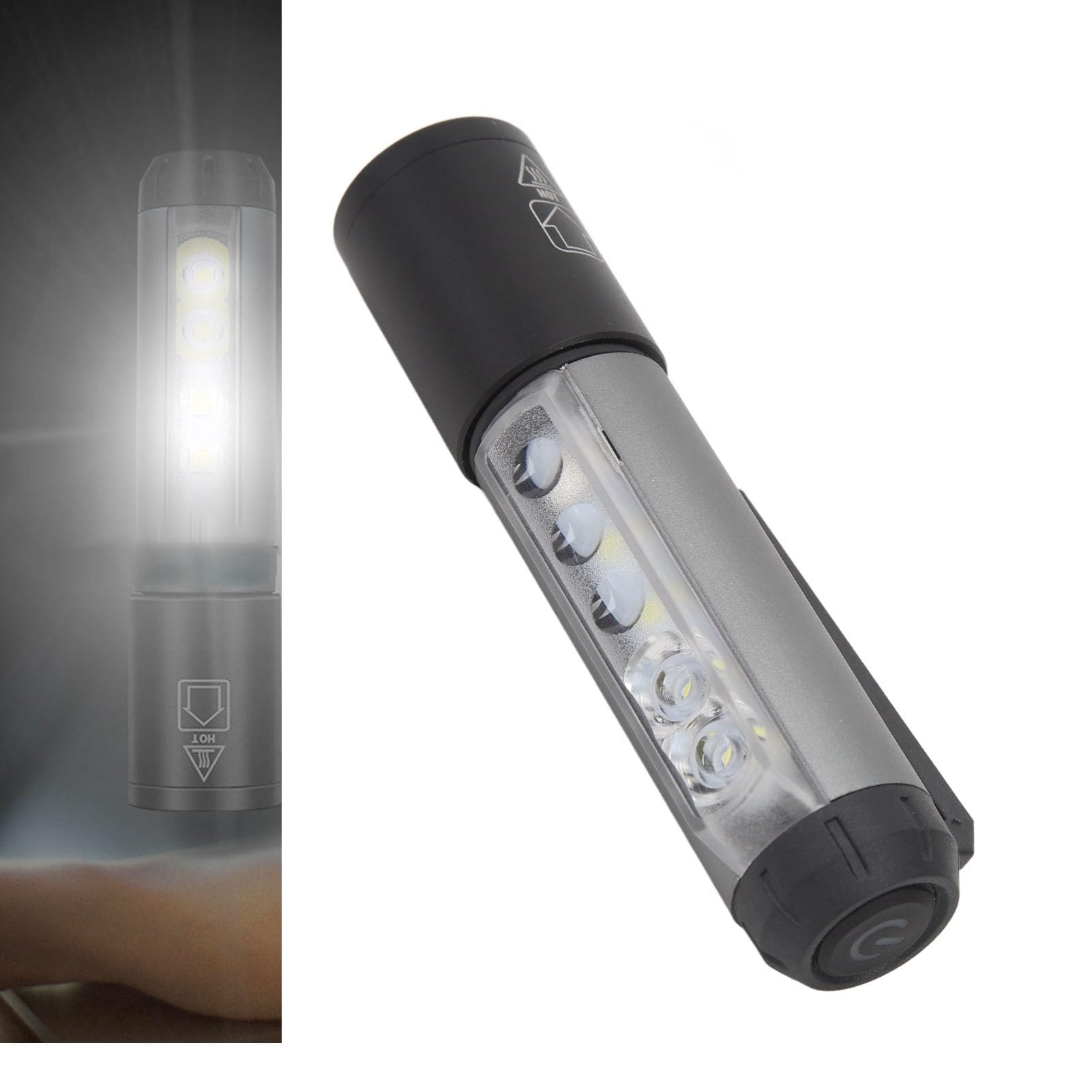 Xolsurg LED Headlamp 180 Rotation Portable Headlight with Magnet Ultra Bright Long